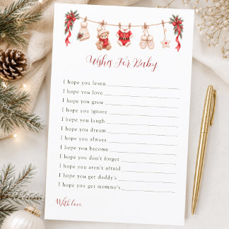 A Merry Little Baby Shower Wishes For Baby