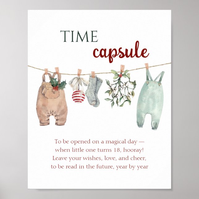 A Merry Little Christmas Clothes Time Capsule  Poster (Front)
