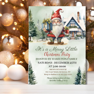 A Merry Little Christmas Party  Invitation