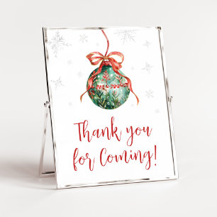 A Merry Little Christmas Thank you for Coming Poster