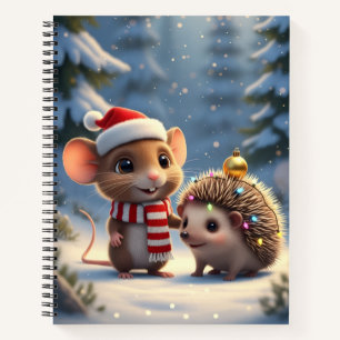 A Merry Little Woodland Christmas  Notebook