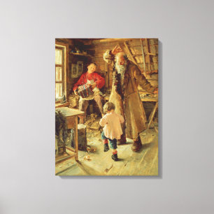 A Merry Moment, 1897 Canvas Print