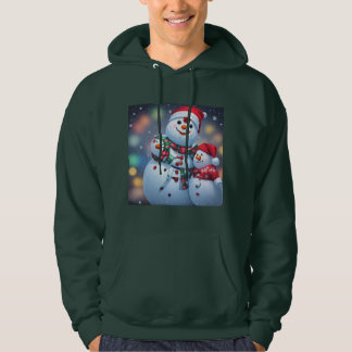 A Merry Snowman Celebration Hoodie