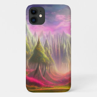 A mesmerising valley illuminated by a magical sun iPhone 11 case