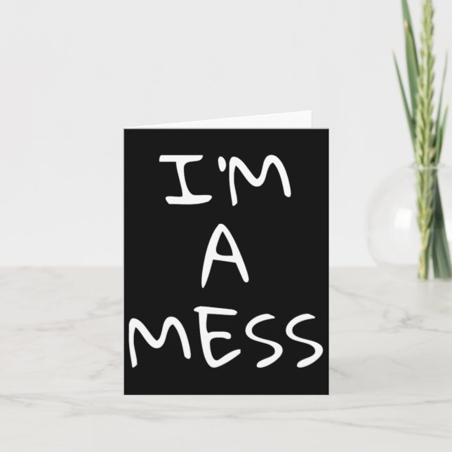 A Mess Depression Anxiety Stress  Card (Front)