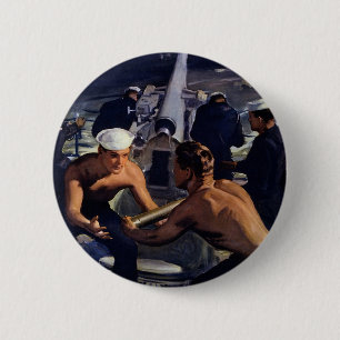 A Message from America 6 Cm Round Badge