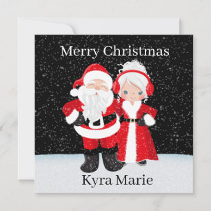A message from Santa and Mrs. Claus Holiday Card