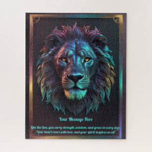 A Message of Love on your Lion Jigsaw Puzzle