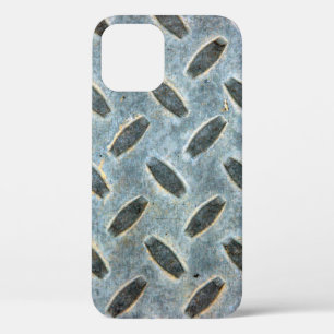 A metal weave texture backgroundabstract, aged, al iPhone 12 case