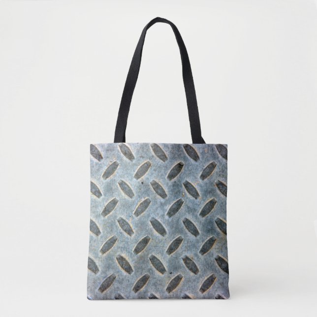 A metal weave texture backgroundabstract, aged, al tote bag (Front)