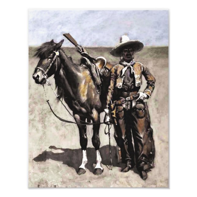 A Mexican Buccaro in Texas by Frederic Remington Photo Print (Front)