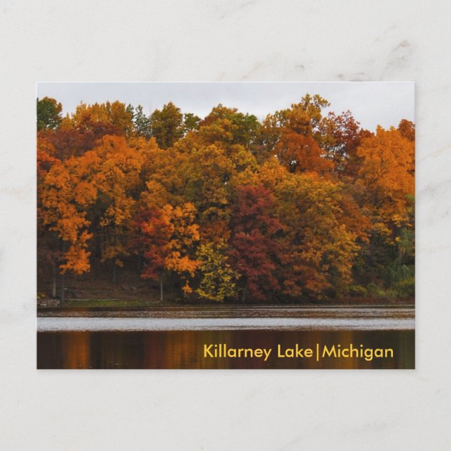 A Michigan Autumn Postcard (Front)