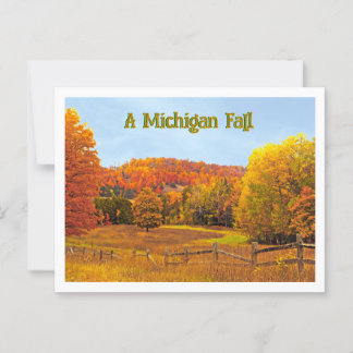 A Michigan Fall Postcard