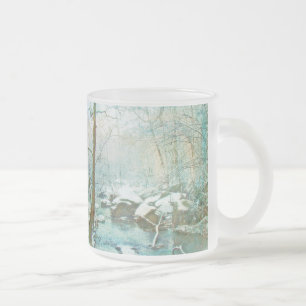 A Mid-Winter's Night's Dream Frosted Glass Coffee Mug