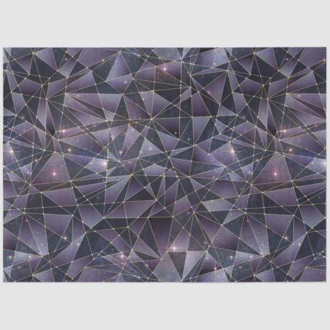 A Midnight Crystal Series Design 6 Tissue Paper (Front)
