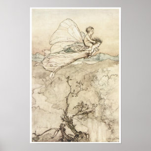 A Midsummer Night's Dream, 1907 Vintage Fairy Art Poster