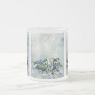 A Midsummer Night's Dream Fairies Frosted Glass Coffee Mug
