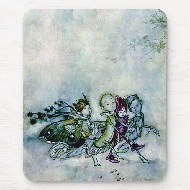 A Midsummer Night's Dream Fairies Mouse Mat (Front)