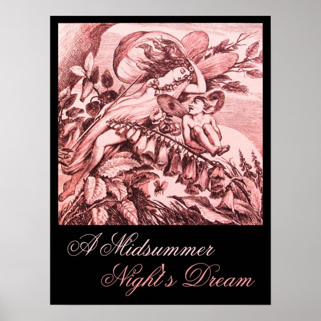 A MIDSUMMER NIGHT'S DREAM / FAIRY TITANIA POSTER (Front)