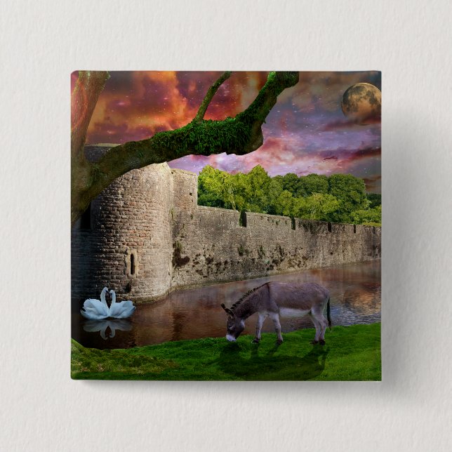 A midsummer's Night Dream 15 Cm Square Badge (Front)