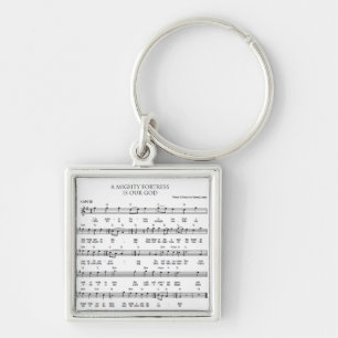 A Mighty Fortress Key Ring