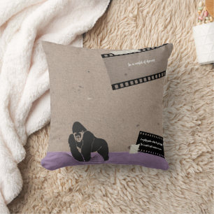 A Mighty Gorilla duvet cover Cushion