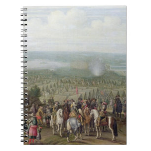 A Military Encampment with Militia on Horses, Troo Notebook