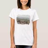 A Military Encampment with Militia on Horses, Troo