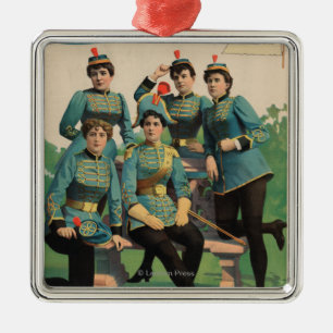 "A Milk White Flag" Woman's Marching Band Metal Tree Decoration
