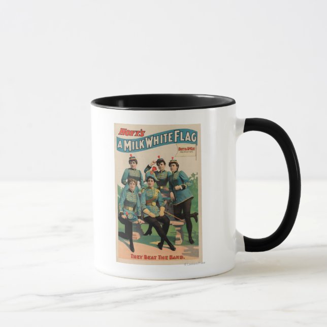 "A Milk White Flag" Woman's Marching Band Mug (Right)