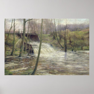 A Mill Stream Poster