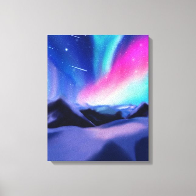 A Million Aurora Dreams Canvas Print (Front)
