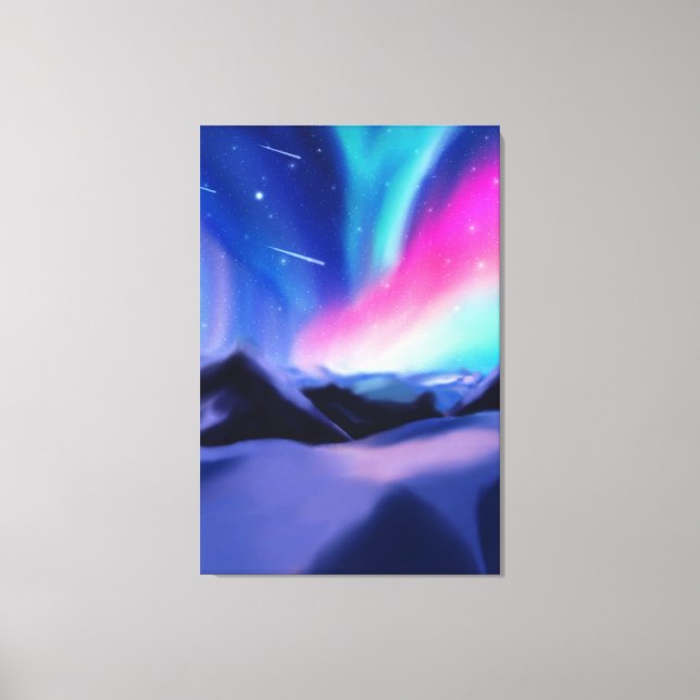 A Million Aurora Dreams Canvas Print (Front)