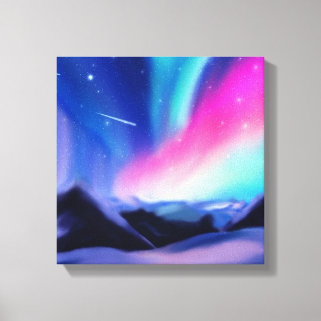 A Million Aurora Dreams Canvas Print (Front)