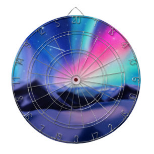A Million Aurora Dreams Dartboard