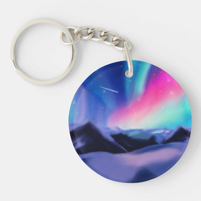 A Million Aurora Dreams Key Ring (Front)