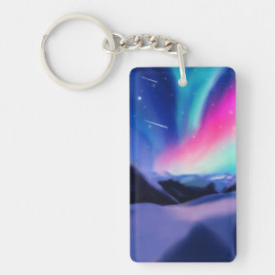 A Million Aurora Dreams Key Ring