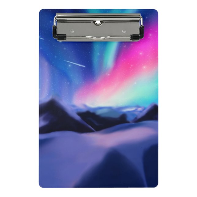 A Million Aurora Dreams Mini Clipboard (Front)