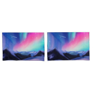 A Million Aurora Dreams Pillow Case