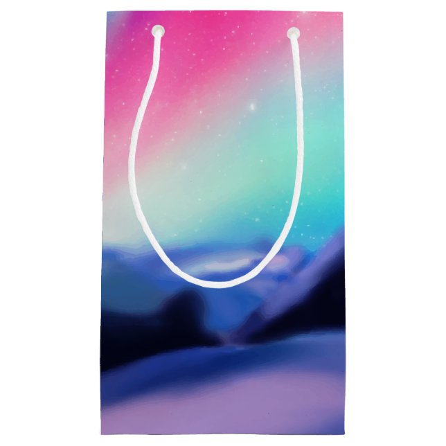 A Million Dreams – The Aurora Borealis Small Gift Bag (Front)
