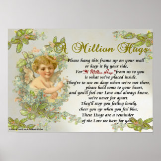 A Million Hugs Plural Verse Poster