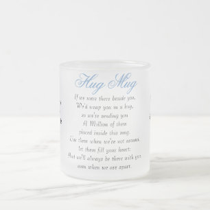 A Million Hugs Verse A Plural Frosted Glass Coffee Mug