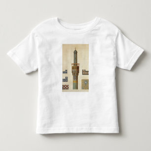 A Minaret and Ceramic Details from the Mosque of t Toddler T-Shirt