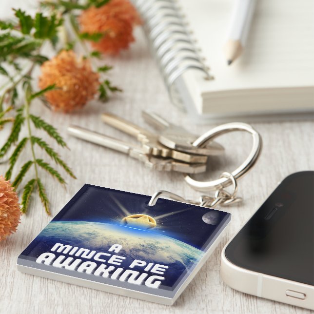 A Mince Pie Awaking Key Ring (Front Right)