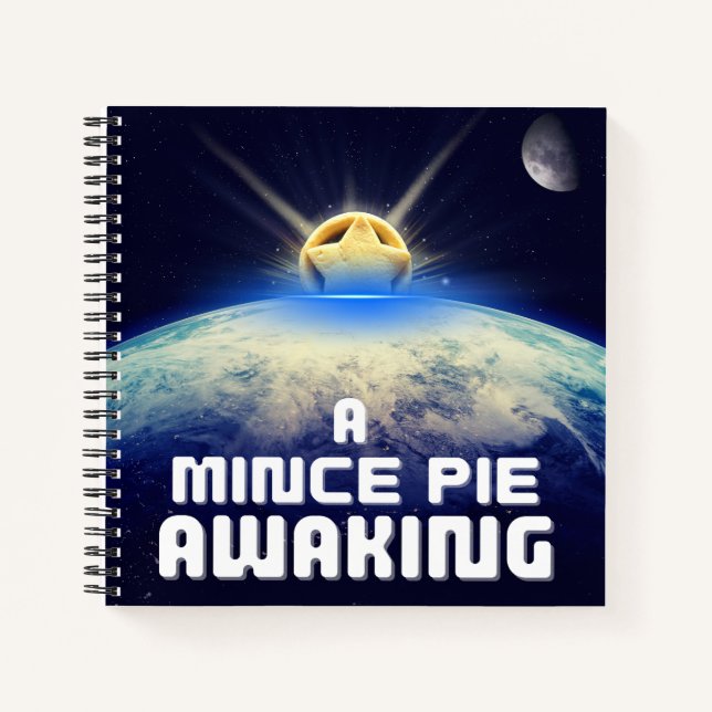 A Mince Pie Awaking Notebook (Front)