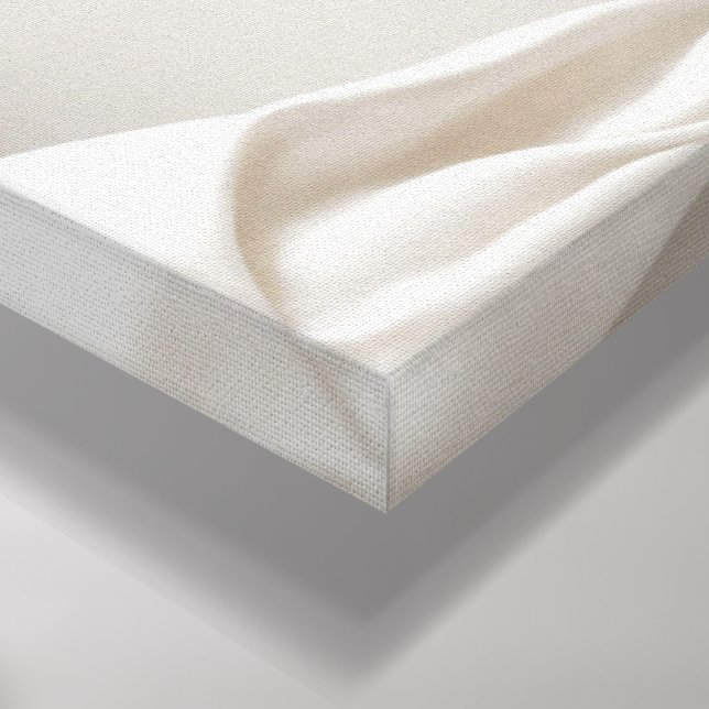 A minimalist and design conscious logo about silk， canvas print (Corner(Bottom))