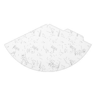 A minimalist white line art sketch depicts a simpl party hat