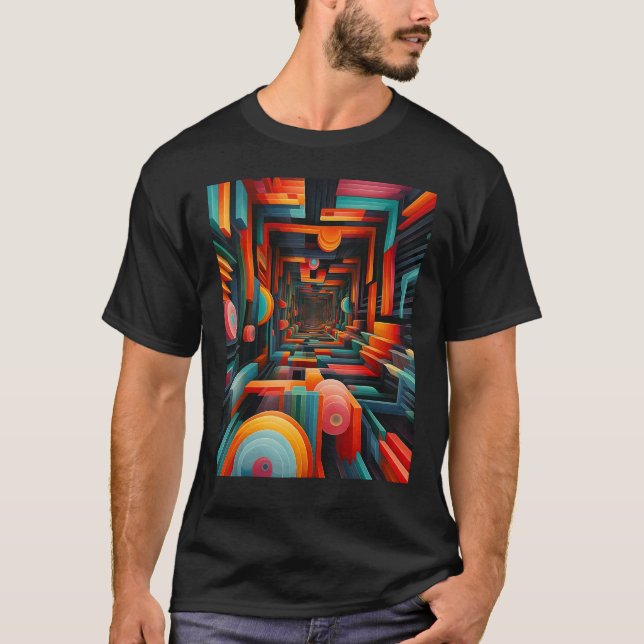 A minimalistic optical abstract artwork 1 T-Shirt (Front)