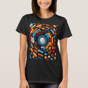 A minimalistic optical abstract artwork T-Shirt