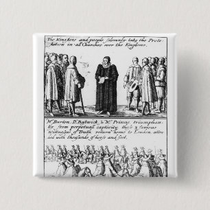 A Minister Taking the Protestation 15 Cm Square Badge